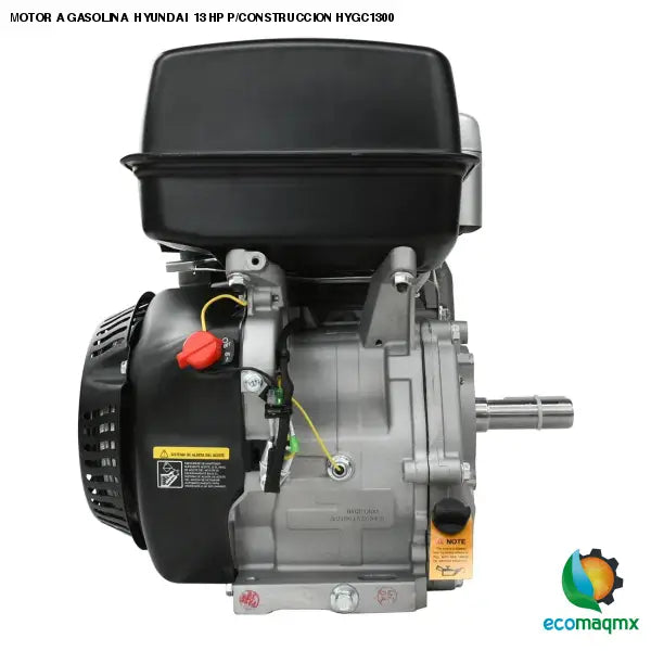 MOTOR A GASOLINA HYUNDAI 13 HP P/CONSTRUCCION HYGC1300