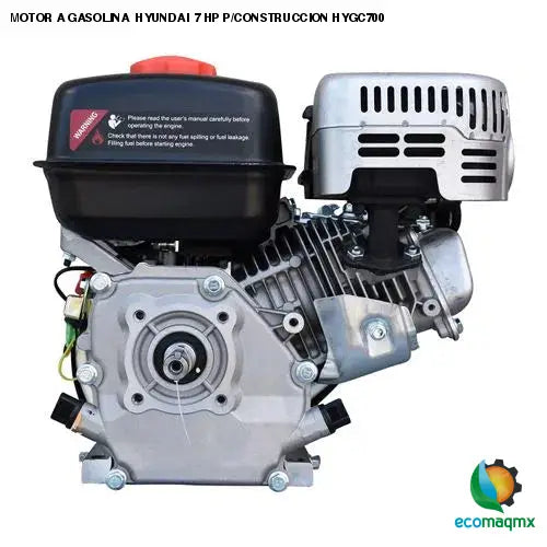 MOTOR A GASOLINA HYUNDAI 7 HP P/CONSTRUCCION HYGC700