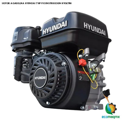 MOTOR A GASOLINA HYUNDAI 7 HP P/CONSTRUCCION HYGC700