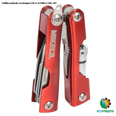 Multiherramienta con lámpara (10 en 1) MIKELS MHL-101