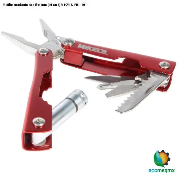 Multiherramienta con lámpara (10 en 1) MIKELS MHL-101