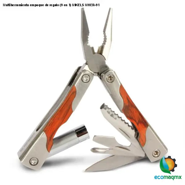 Multiherramienta empaque de regalo (9 en 1) MIKELS MHER-91