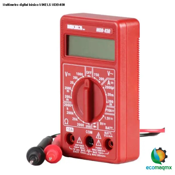 Multímetro digital básico MIKELS MDB-830