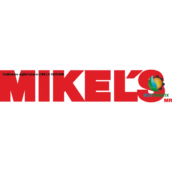 Multímetro digital básico MIKELS MDB-830