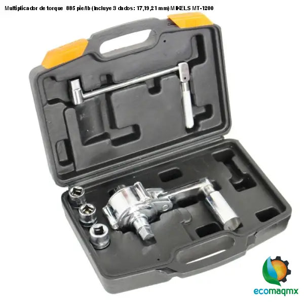 Multiplicador de torque 885 pie/lb (Incluye 3 dados: