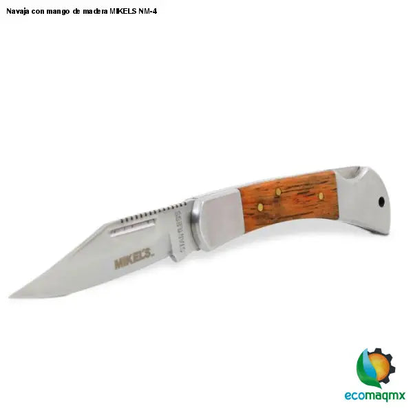 Navaja con mango de madera MIKELS NM-4