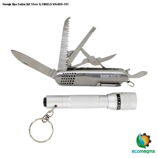 Navaja tipo Suiza (kit 15 en 1) MIKELS KNASU-151