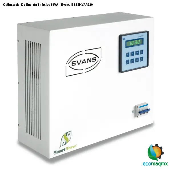 Optimizador De Energía Trifasico 8kVAr Evans ESS8KVAR220