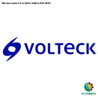 Pila zinc-carbón 9 V en blíster Volteck ZI-9V 46312