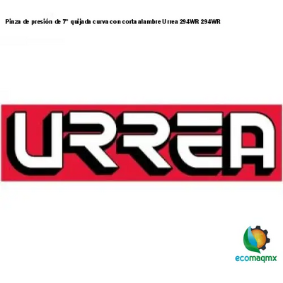 Pinza de presión de 7 quijada curva con corta alambre Urrea