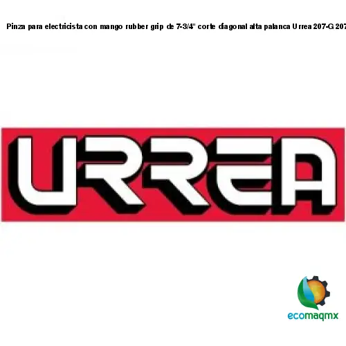 Pinza para electricista con mango rubber grip de 7-3/4 corte