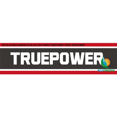 PISTOLA PARA JARDIN METALICA CON FORRO TRUEPOWER TPHS2