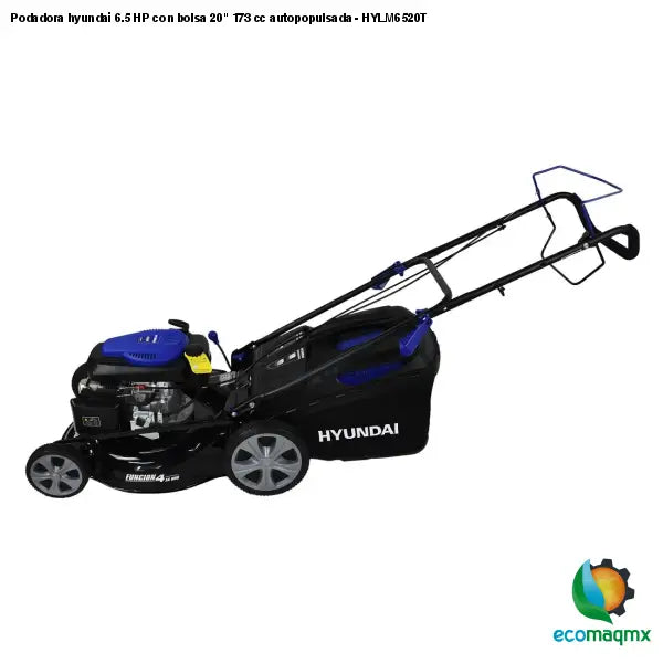 Podadora hyundai 6.5 HP con bolsa 20 173 cc autopopulsada -