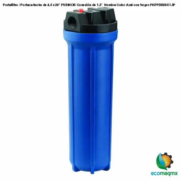 Portafiltro / Portacartucho de 4.5 x 20 PURIKOR Conexión de