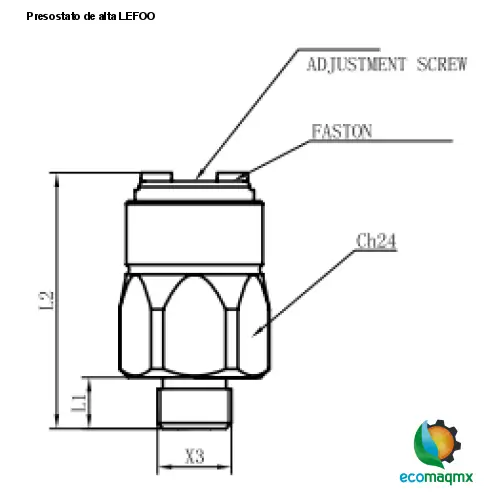 Presostato de alta LEFOO