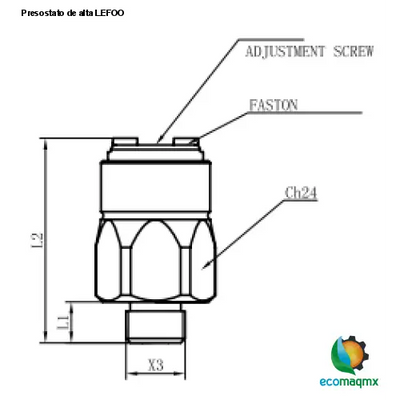 Presostato de alta LEFOO