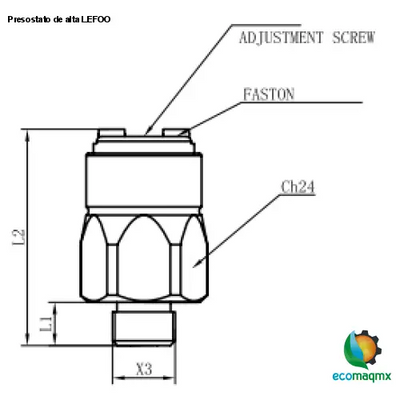Presostato de alta LEFOO