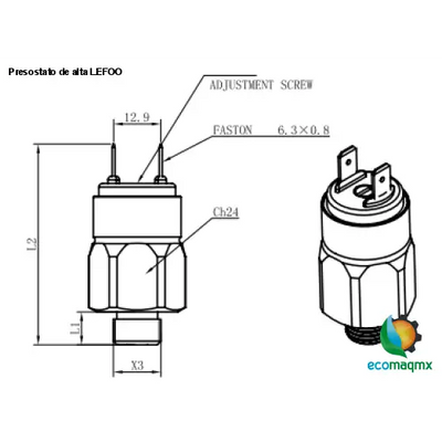Presostato de alta LEFOO