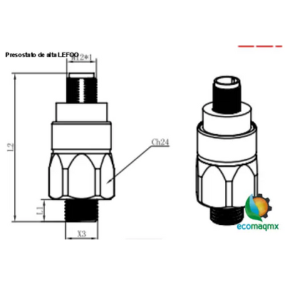 Presostato de alta LEFOO