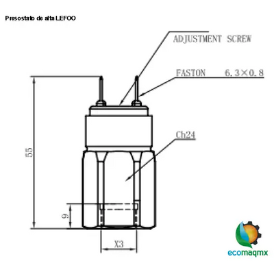 Presostato de alta LEFOO