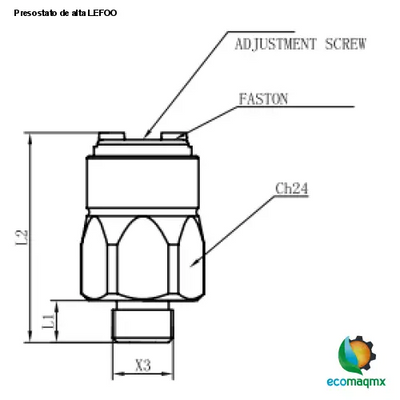 Presostato de alta LEFOO