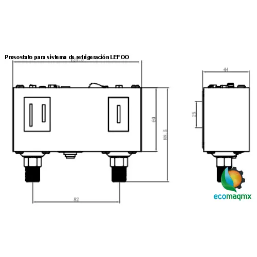 Presostato para sistema de refrigeración LEFOO