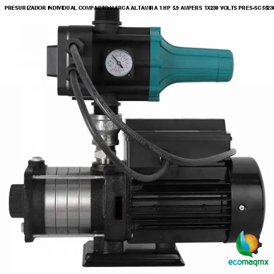 PRESURIZADOR INDIVIDUAL COMPACTO MARCA ALTAMIRA 1 HP 5.9