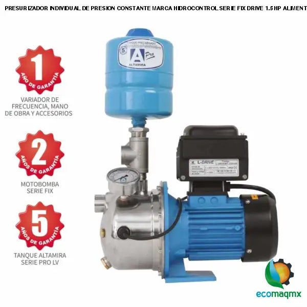 PRESURIZADOR INDIVIDUAL DE PRESION CONSTANTE MARCA