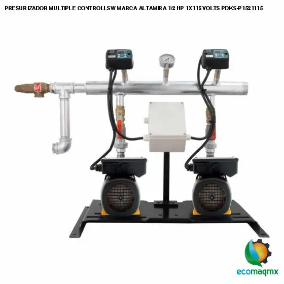 PRESURIZADOR MULTIPLE CONTROLLSW MARCA ALTAMIRA 1/2 HP 1X115