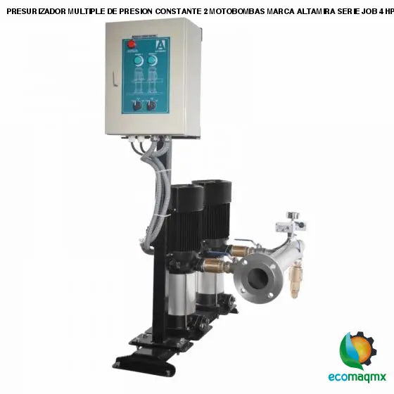 PRESURIZADOR MULTIPLE DE PRESION CONSTANTE 2 MOTOBOMBAS