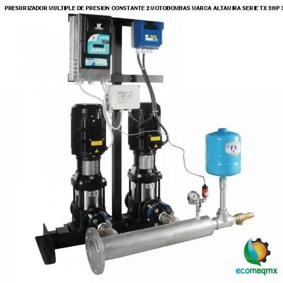 PRESURIZADOR MULTIPLE DE PRESION CONSTANTE 2 MOTOBOMBAS