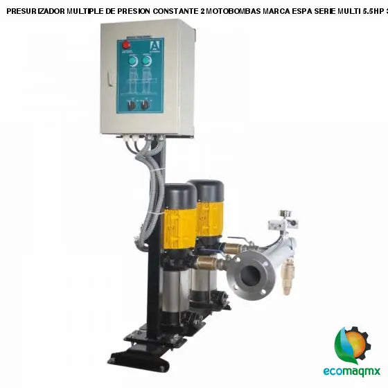 PRESURIZADOR MULTIPLE DE PRESION CONSTANTE 2 MOTOBOMBAS
