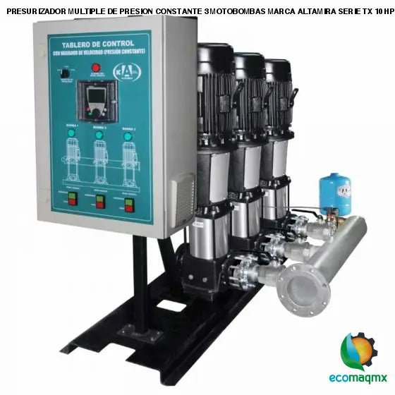 PRESURIZADOR MULTIPLE DE PRESION CONSTANTE 3 MOTOBOMBAS