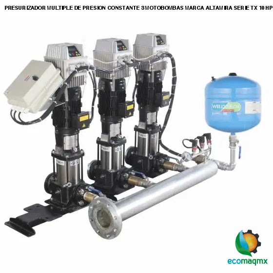 PRESURIZADOR MULTIPLE DE PRESION CONSTANTE 3 MOTOBOMBAS