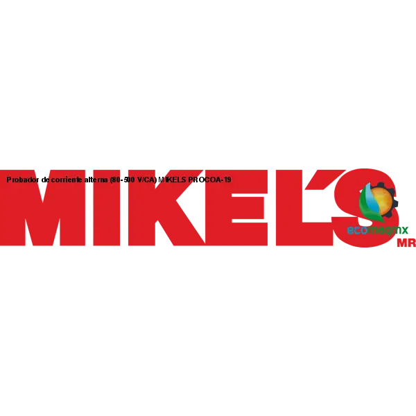 Probador de corriente alterna (80-500 V/CA) MIKELS PROCOA-19