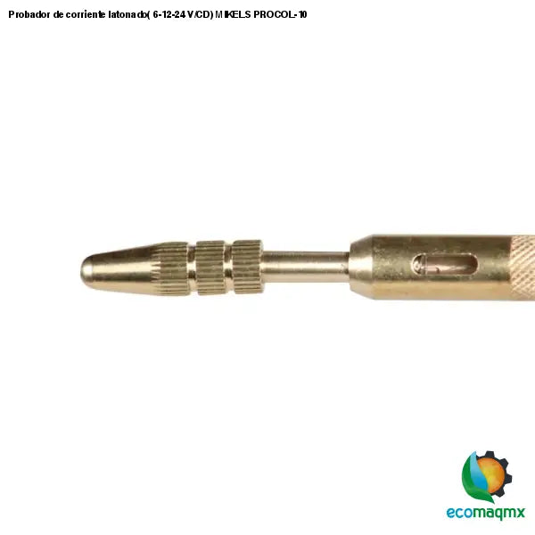 Probador de corriente latonado(6-12-24 V/CD) MIKELS