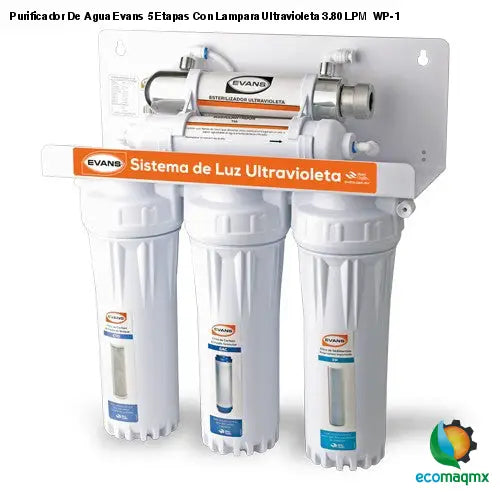 Purificador De Agua Evans 5 Etapas Con Lampara Ultravioleta