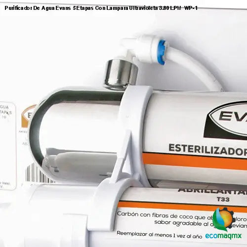 Purificador De Agua Evans 5 Etapas Con Lampara Ultravioleta