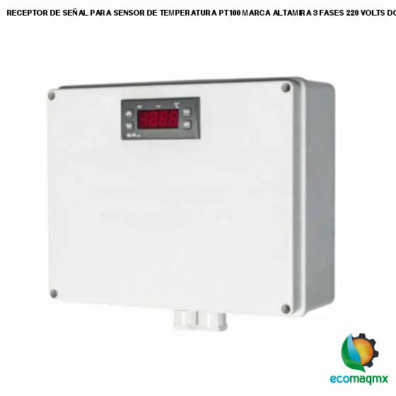 RECEPTOR DE SEÑAL PARA SENSOR DE TEMPERATURA PT100 MARCA