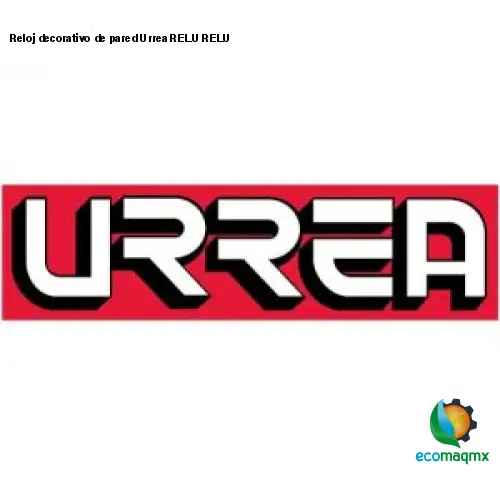 Reloj decorativo de pared Urrea RELU RELU