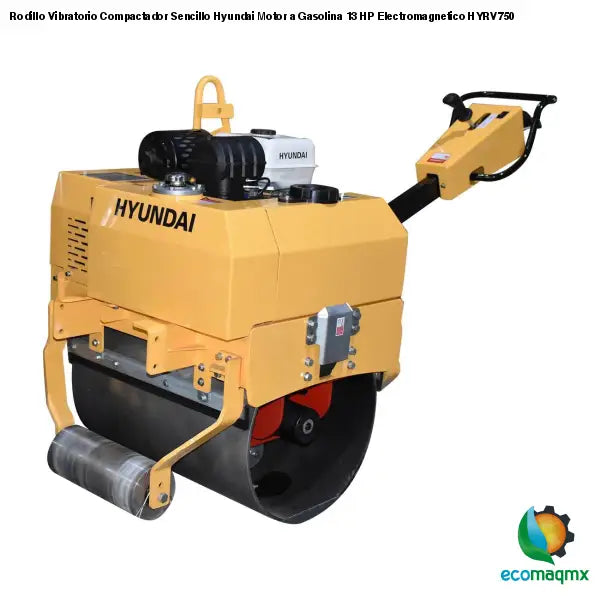 Ecomaqmx - Rodillo Vibratorio Compactador Sencillo Hyundai Motor a ...