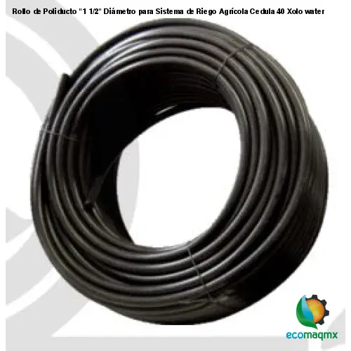 Rollo de Poliducto 1 1/2 Diámetro para Sistema de Riego