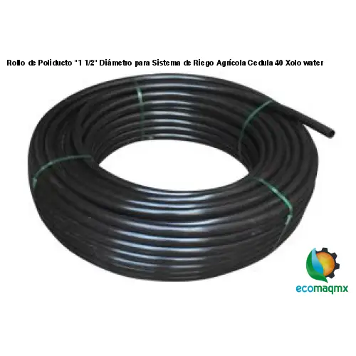 Rollo de Poliducto 1 1/2 Diámetro para Sistema de Riego