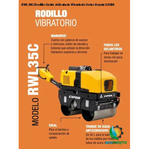 RODILLO DOBLE RWL35C