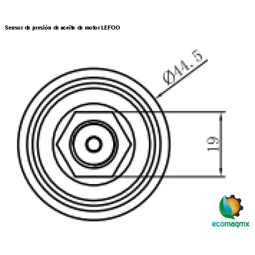 Sensor de presión de aceite de motor LEFOO