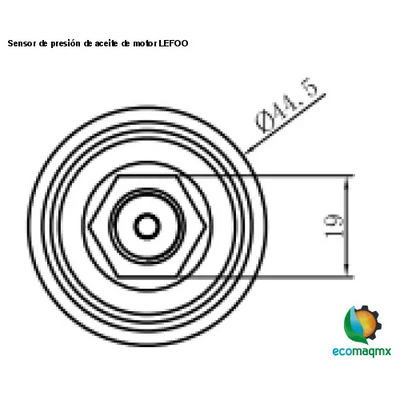 Sensor de presión de aceite de motor LEFOO