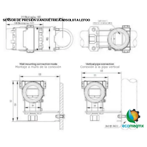 SENSOR DE PRESIÓN MANOMÉTRICA/ABSOLUTA LEFOO