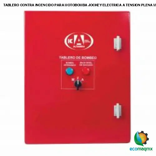 TABLERO CONTRA INCENCIDO PARA MOTOBOMBA JOCKEY ELECTRICA