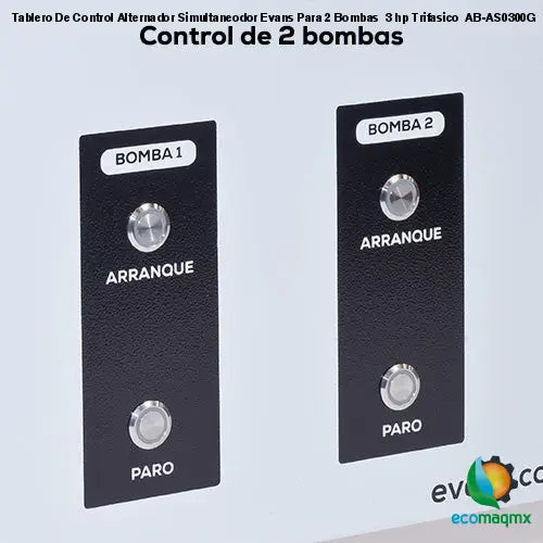 Tablero De Control Alternador Simultaneodor Evans Para 2