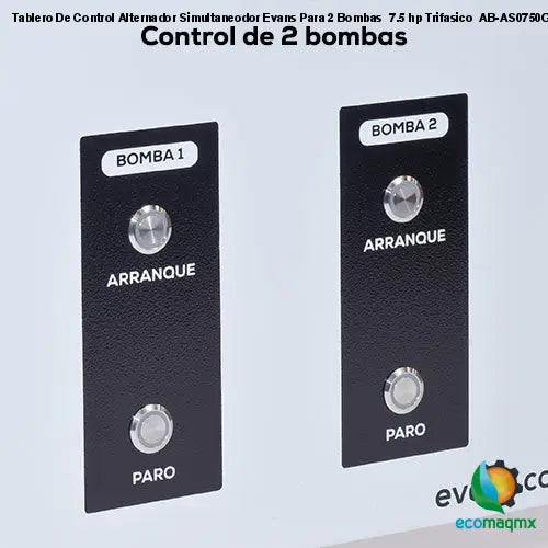 Tablero De Control Alternador Simultaneodor Evans Para 2